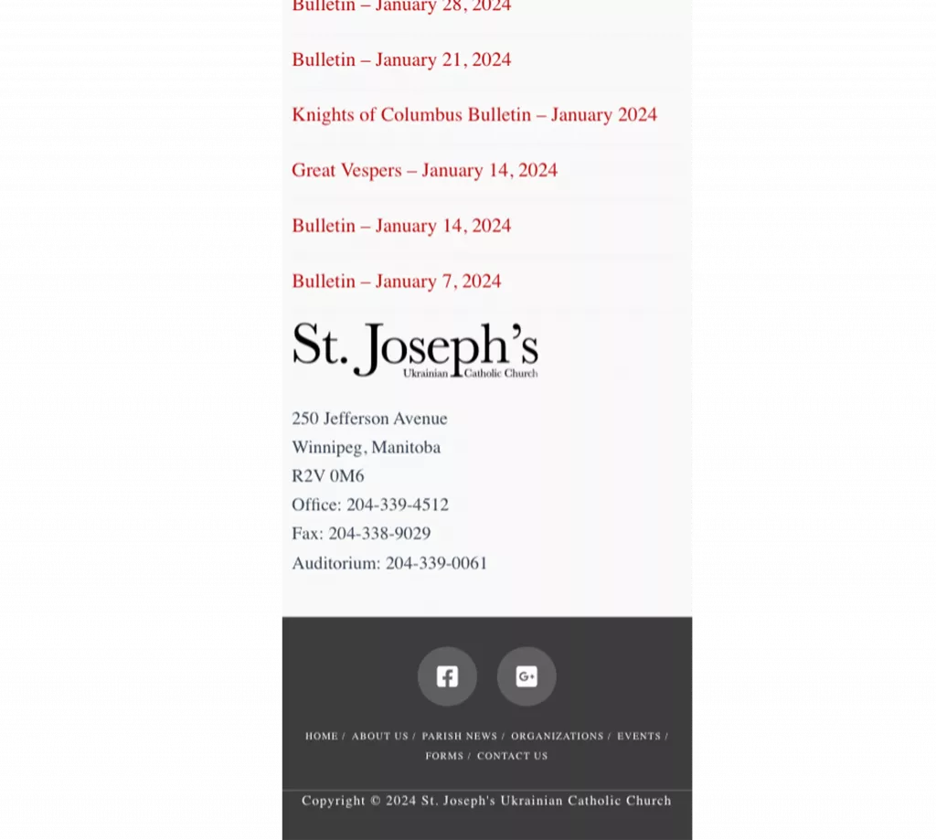 Portfolio of Projects