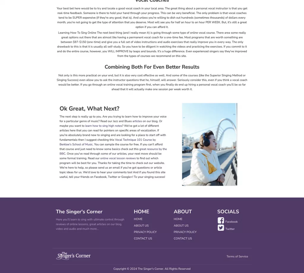 Portfolio of Projects