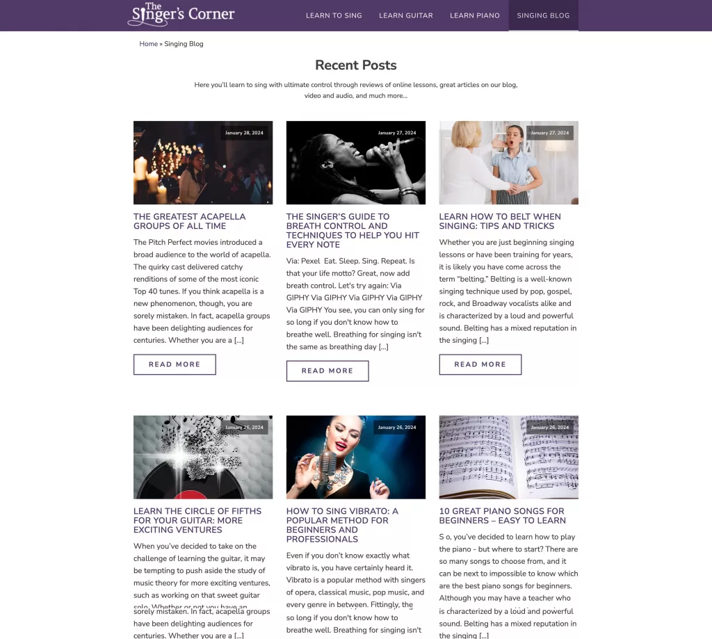 Portfolio of Projects